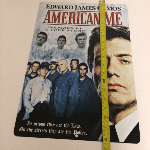 American Me Edward James Olmos movie print metal tin sign - Picture 3 of 5